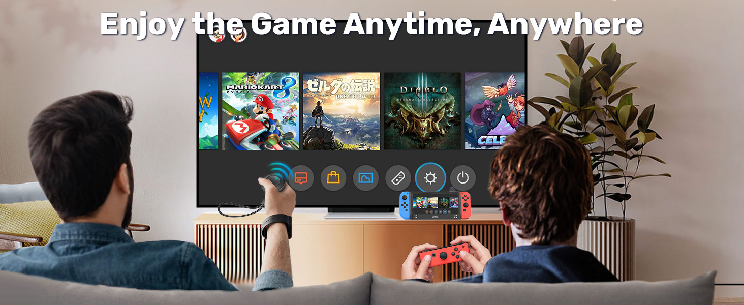 Switch Dock Station with Game Card Reader