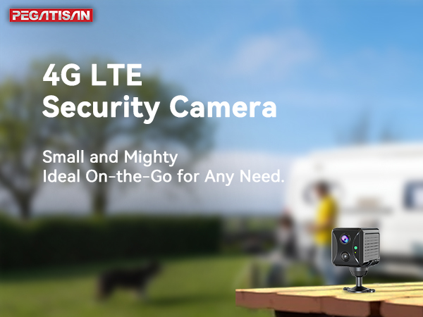 4G LTE Cellular Security Camera