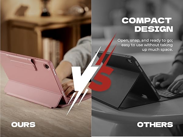 Dexnor for Samsung Galaxy Tab A9+ Plus Keyboard Case Ultra-light Magnetic Folio Keyboard Cover