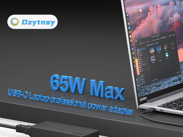 65W USB C Lenovo Charger