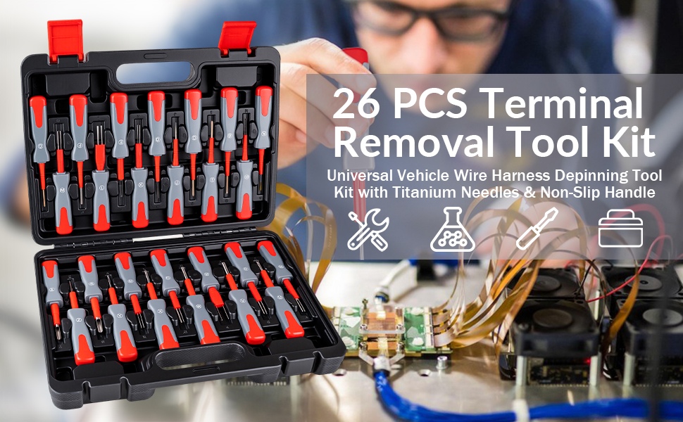 26 PCS Terminal Removal Tool Kit