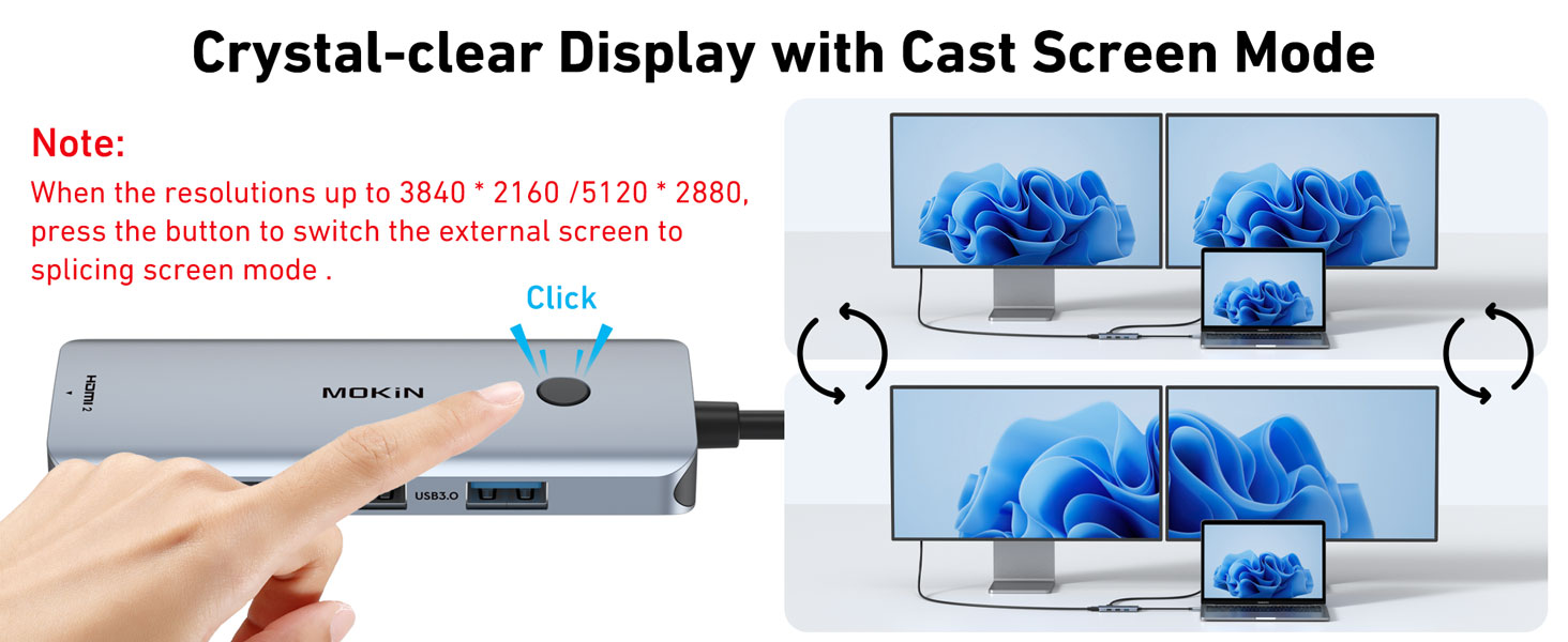 docking station 2 hdmi