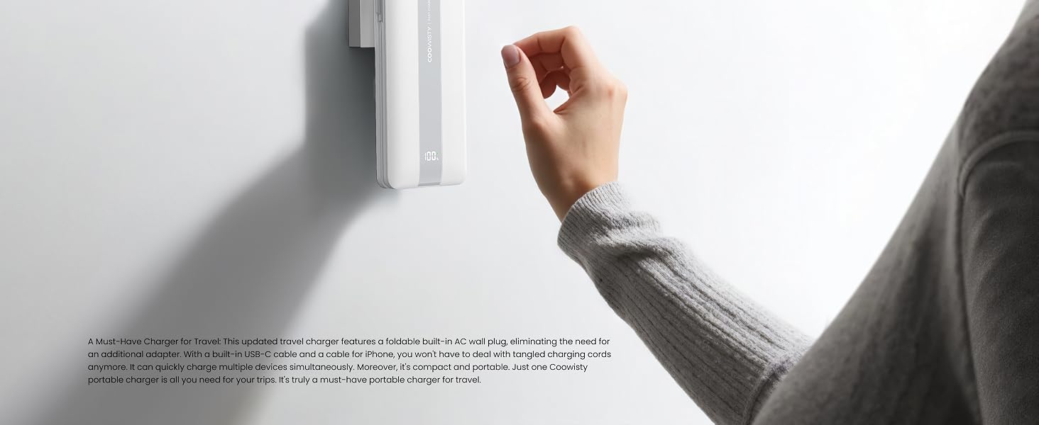 A Must-Have Charger for Travel-White