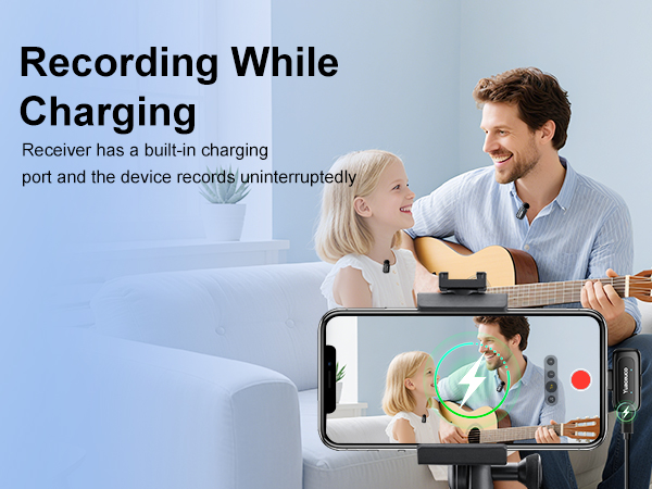 Mini Wireless Lavalier Microphone for iPhone