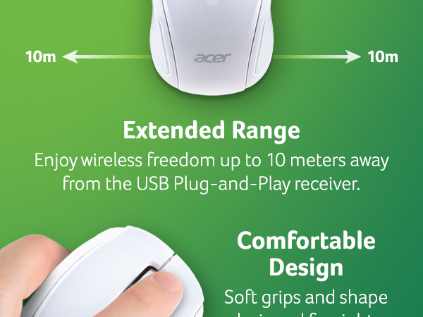 Acer Mouse White mod5
