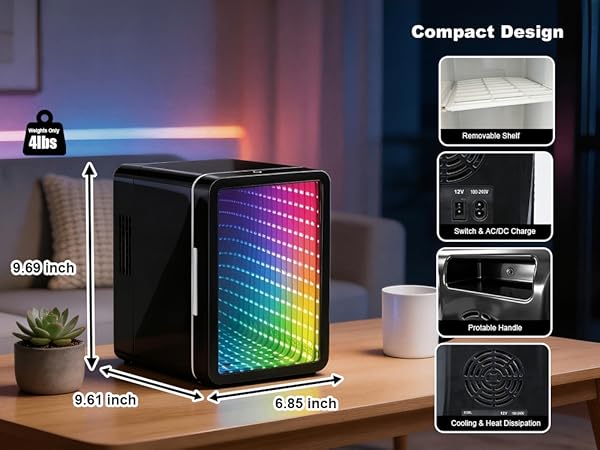 small mini fridge