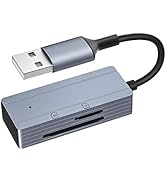 SD Memory Card Reader, TargetGo Portable USB to SD TF Card Picture Viewer Supports SD/Micro SD/SD...