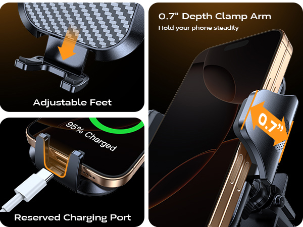 VICSEED car vent phone mount cell phone car holder vent phone mount for car