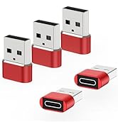USB to USB C Adapter 5Pack,Type C Female to A Male Cable Converter for Apple Watch Ultra iWatch 1...