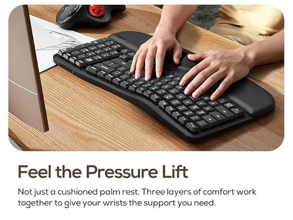 bluetooth ergonomic keyboard