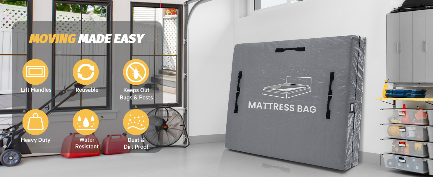 mattress bags for moving storage twin mattress protector apartment essentials cover moving boxes