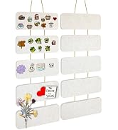 Umtiti 2 Set Hanging Board Felt Bulletin Board with 100 Push Pins,Rectangle Message Memo Display ...