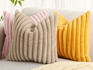 cream white pillow covers