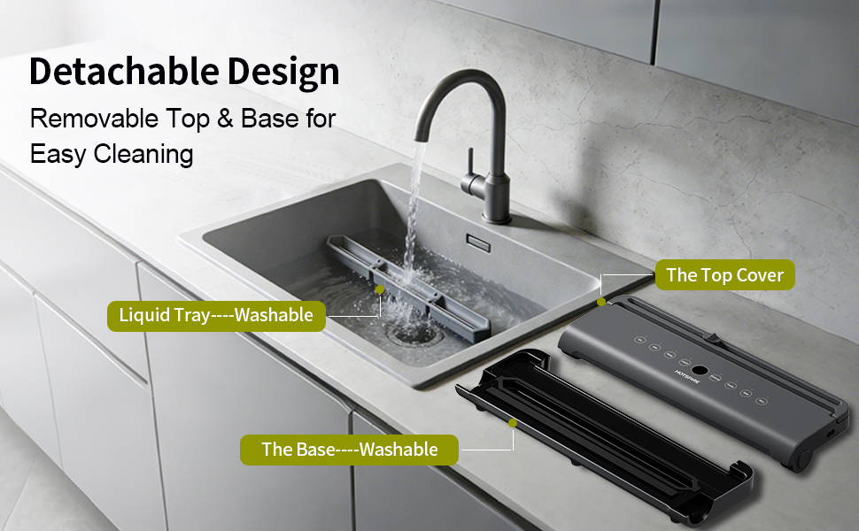 Removable Top &amp;amp; Base forEasy Cleaning