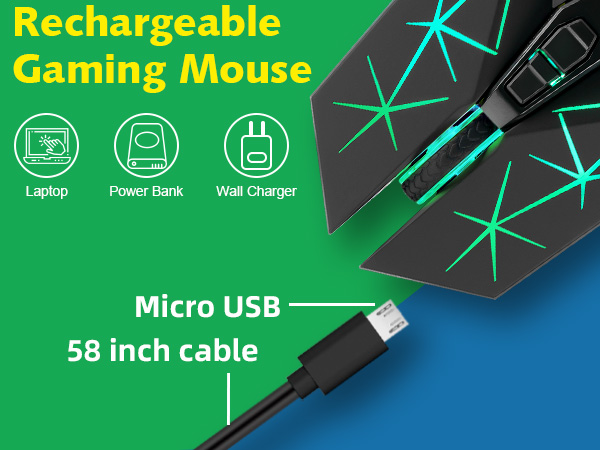 rechargeable gaming mouse
