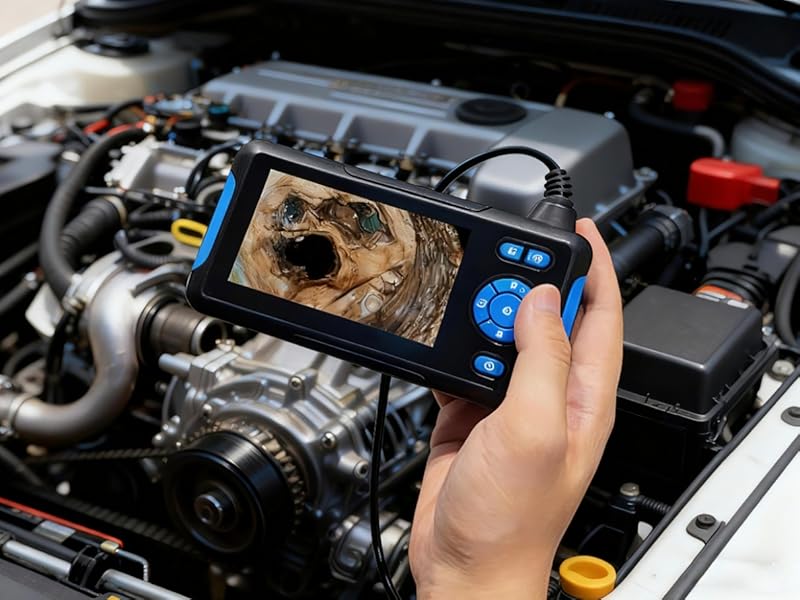 borescope camera with light