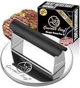 Smash Burger Press Stainless Steel, Burger Smasher for Griddle w/Heat Resistant Handle, Hamburger...
