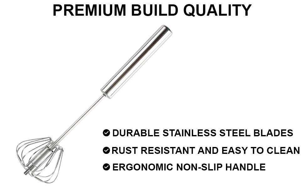 Stainless Steel Semi Automatic Whisk