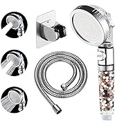 KAIYING Filtered Shower Head with On Off Switch, High Pressure Handheld Showerhead with Beads, De...