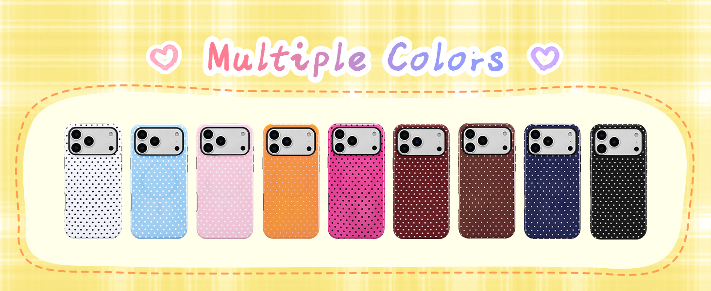 polka phone case magnetic case shockproof phone cover durable