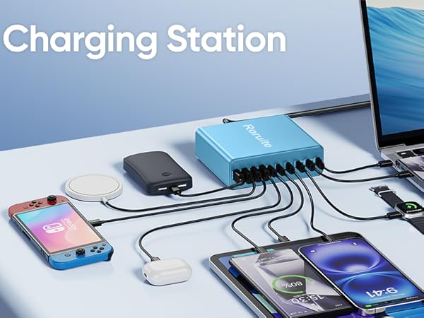 usb c charger block charging station