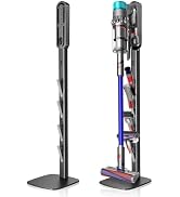 Vacuum Stand for Dyson V16 Gen5 V15 V12 V11 V10 V8 V7 V6 – Stable Metal Holder w/Hidden Cord Mana...