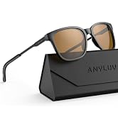 ANYLUV Blue Light Glasses Men, Metal Bluelight Computer Gaming Glasses | Lightweight Mens Blue Li...