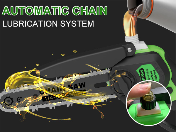 Proper Use of the Mini Chainsaw's Oil System