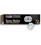 50 Facón Professional Callus Shaver Replacement Blades, Corn Plane Razor Blades for Callus Remova...