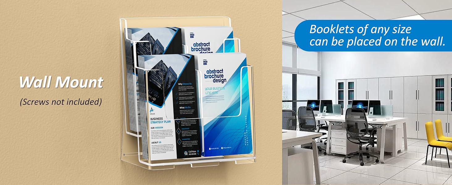 Acrylic Brochure Holder 8.5x11