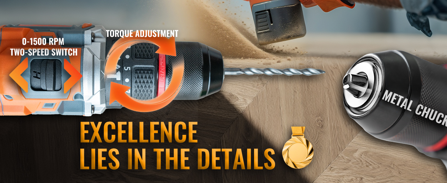 20V Cordless Drill Driver