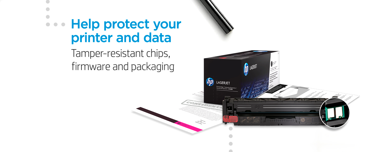 original hp toner print vibrant color recycled cartridges high air quality secure printing