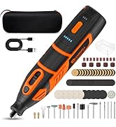 HARDELL 12V Cordless Rotary Tool Kit, 5-Speed (8000-35000 RPM), 2AH Battery Power Rotary Tools 80...