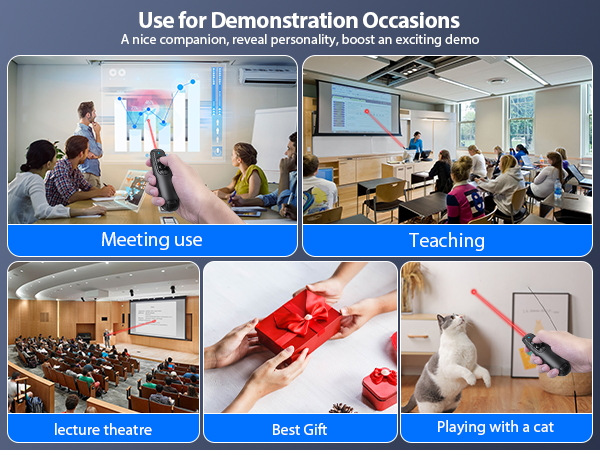 wireless presenter remote clicker for powerpoint presentation