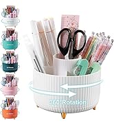 Cayxenful Pencil Holder For Desk,5 Slots 360°Degree Rotating Desk Organizers And Accessories,Desk...