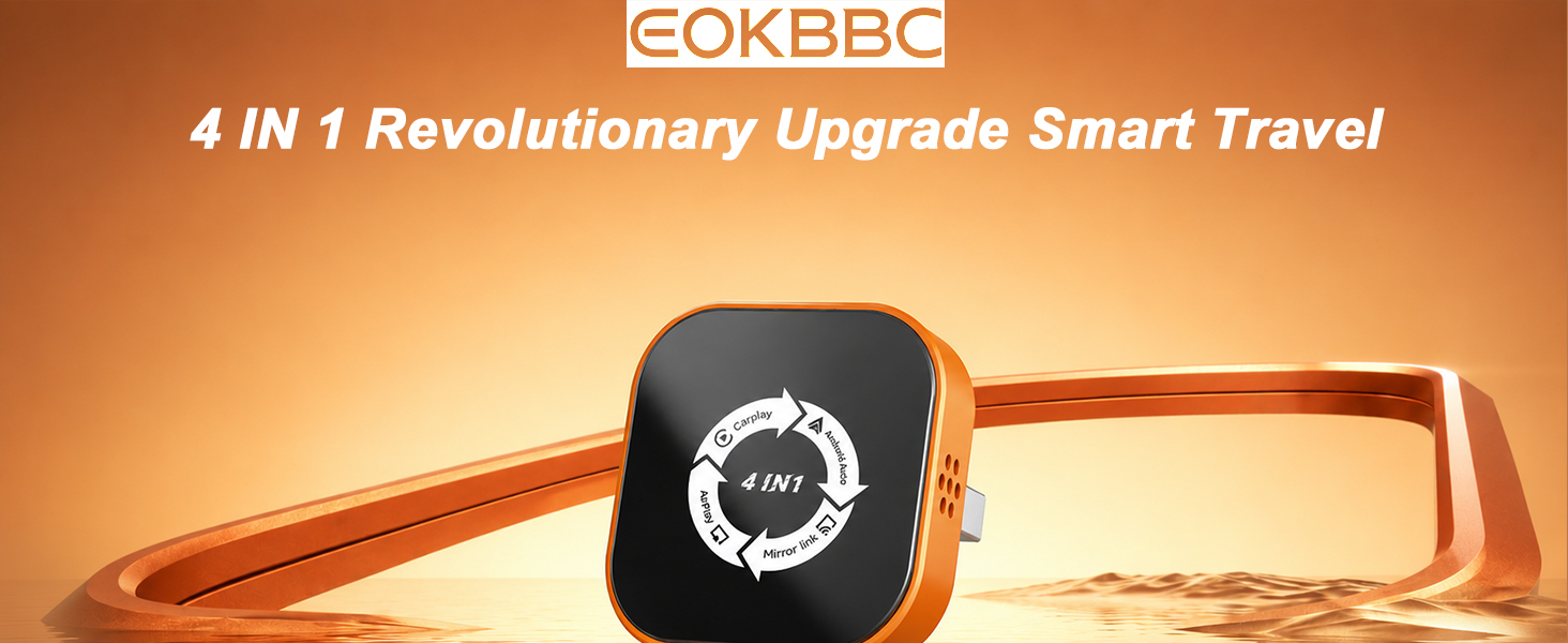 EOKBBC 4-in-1 CarPlay Adapter