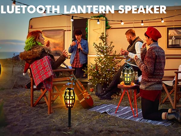 Outdoor Bluetooth Flame Speakers