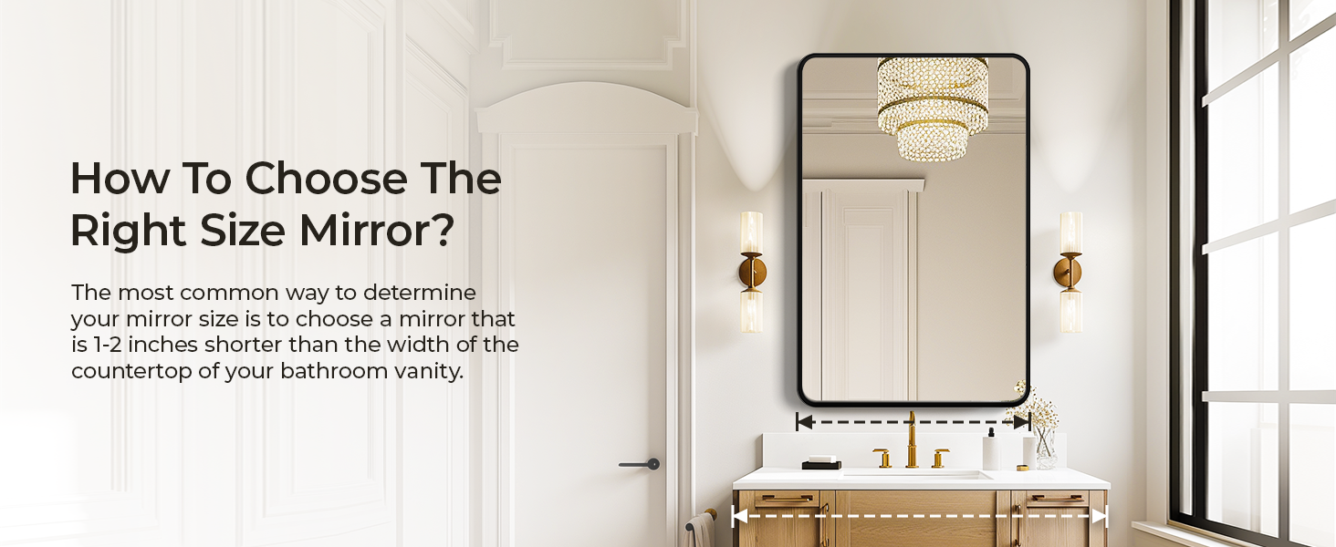 Tips for choosing mirror size