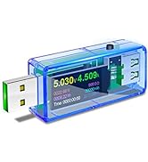 USB 3.0 Tester, Eversame IPS Color Display Digital Multimeter Voltmeter Current and Voltage Monit...