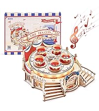 ROKR 3D Wooden Puzzles for Adults,Wooden Music Box Kits-Cello Wood Model Kits for Adults to Build,St...