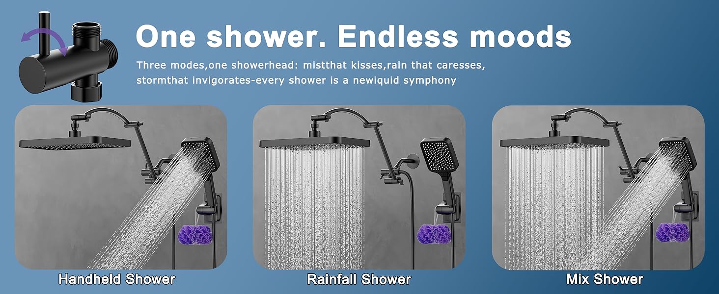 rainfall shower head