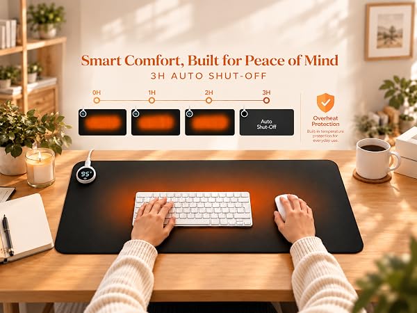 heated mouse mat