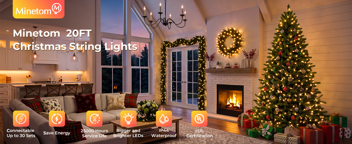 Christmas string lights