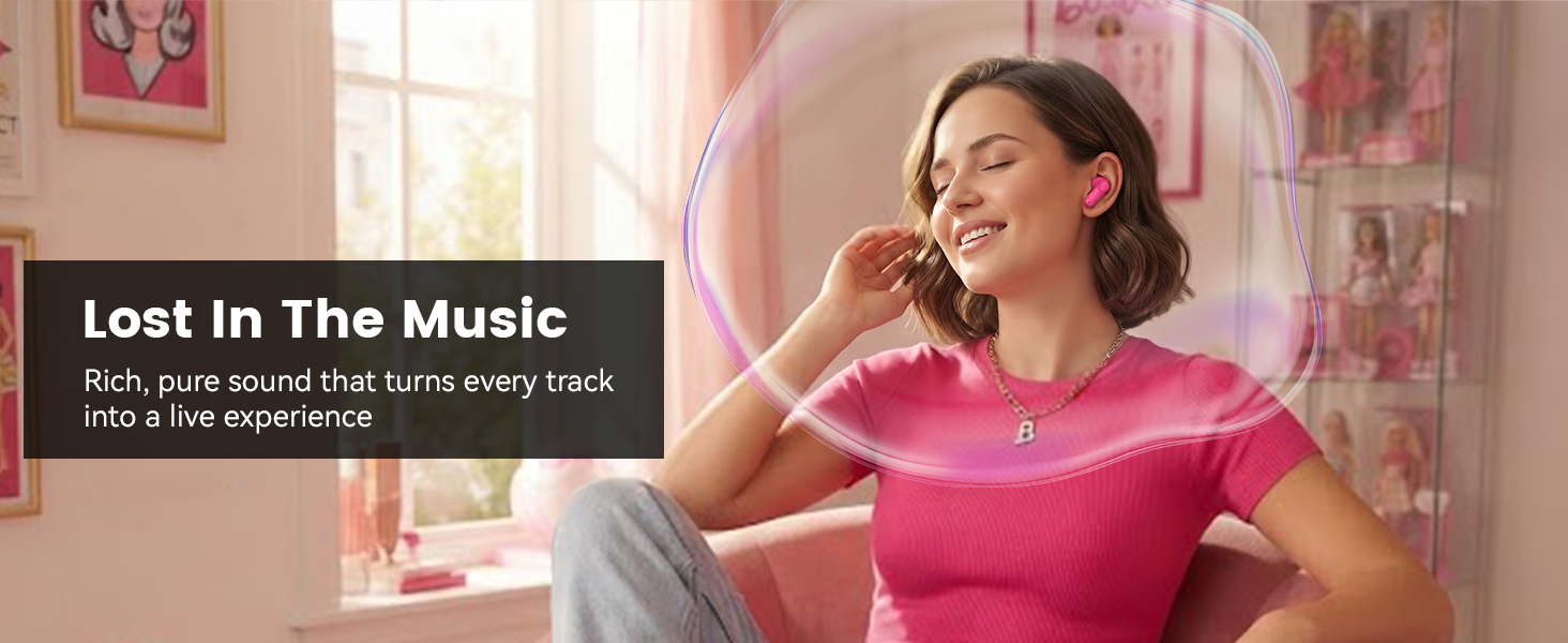 Wireless earbuds for music