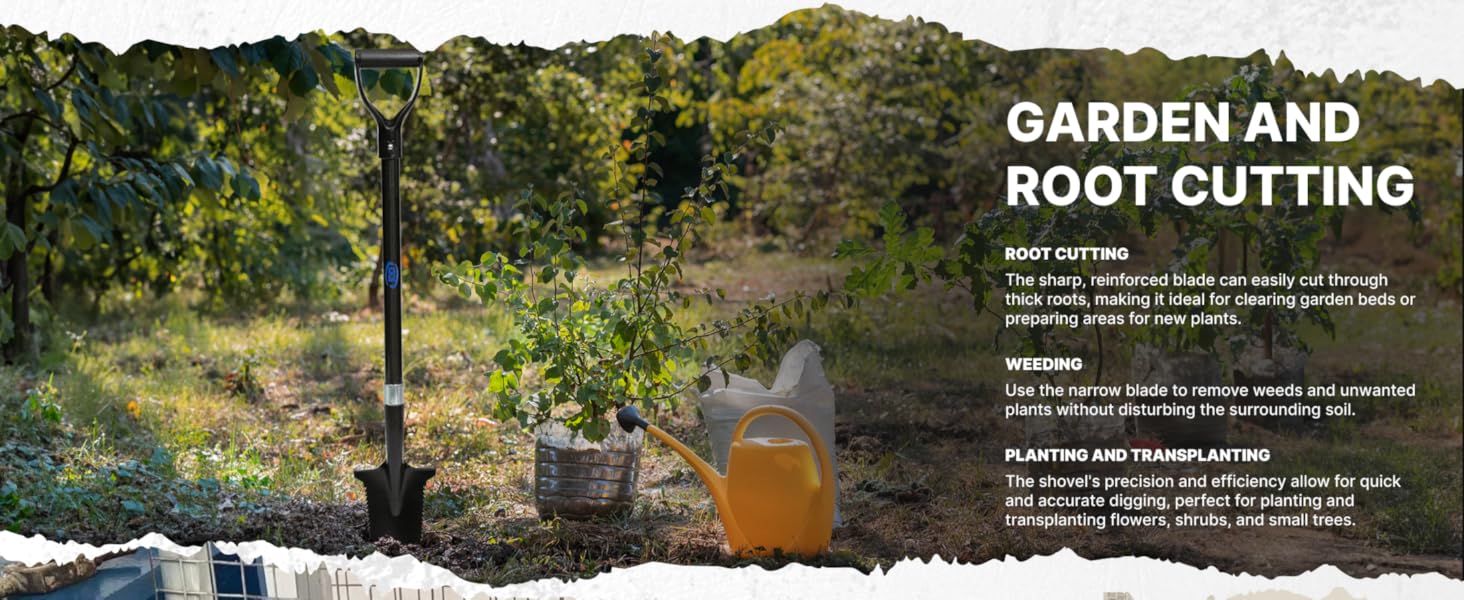 CKG root cutter weed shovel drain spade shovel root remover