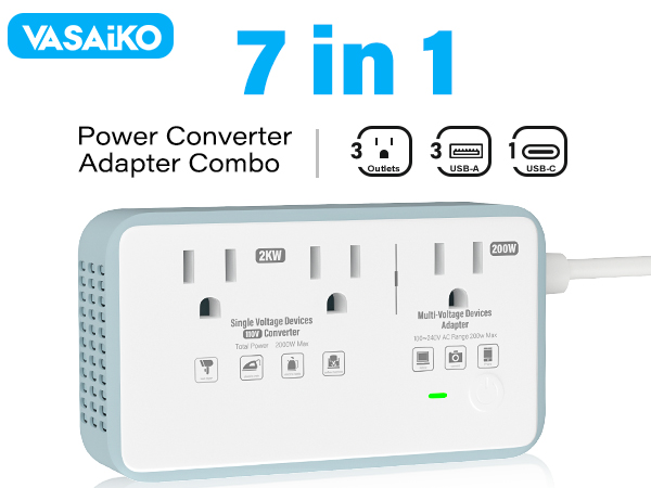 220V to 110V Voltage Converter US to Europe