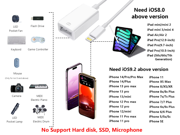 Lightning to USB Adapter