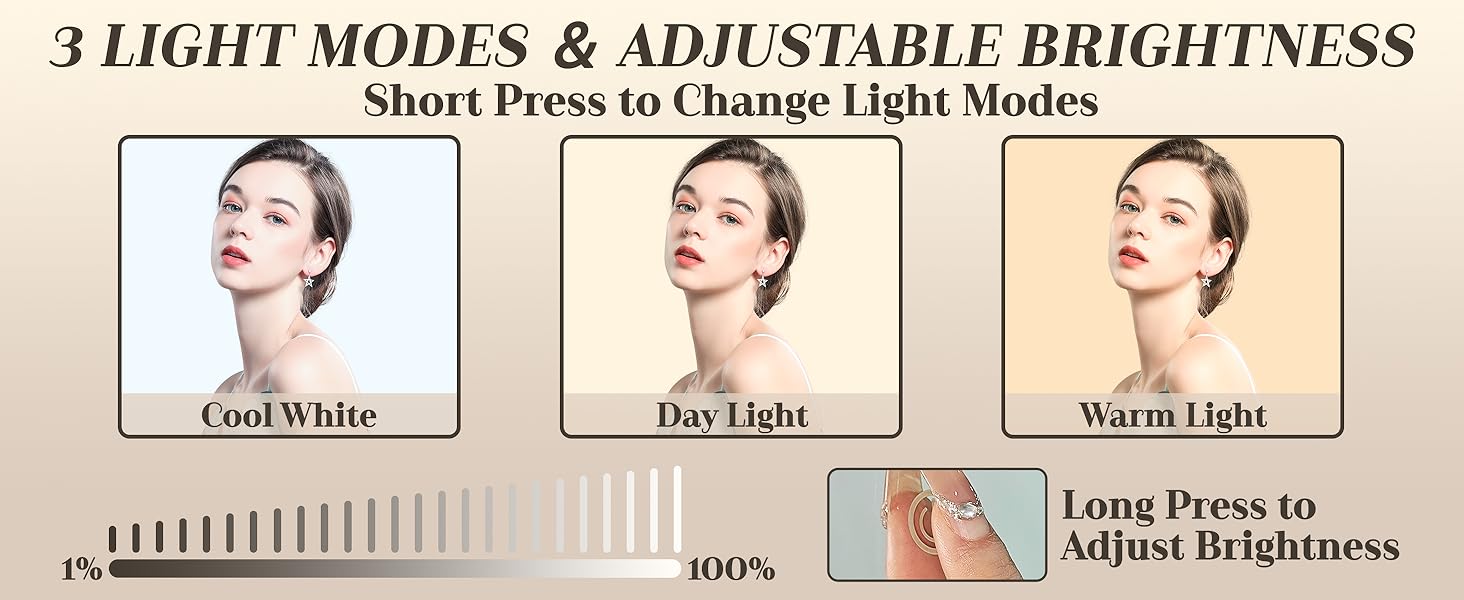 makeup mirror for desk ring light mirror vanity mirror with led lights for desk makeup mirrors