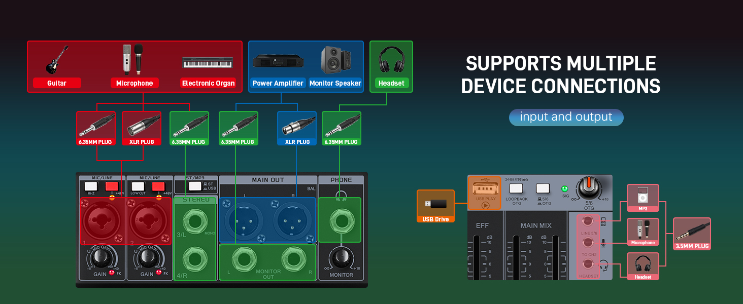 audio mixer dj mixer audio interface dj controller sound board dj board