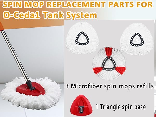 Mop Replacement Heads for Ocedar Mops Replace Head EasyWring Spin Mop Heads Replacements